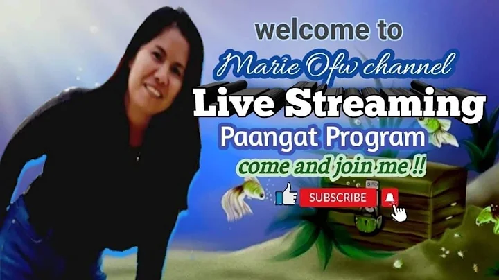 Welcome to Marie's livestream paangat program