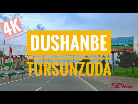 Full POV Dushanbe | Tursunzoda | POV-Fahrt 4K