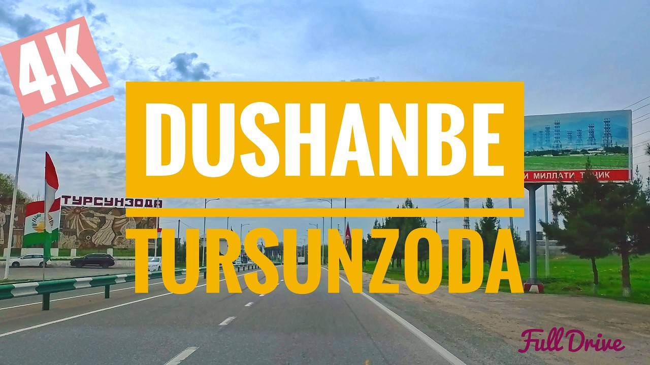 Full POV Dushanbe | Tursunzoda | POV-поездка 4K