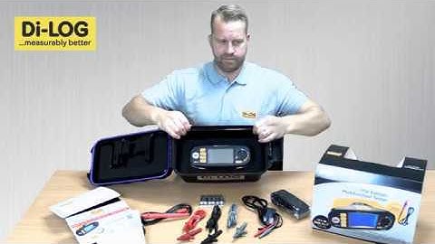 The Boxed Contents of the Di-log DL9118 Multifunction Tester