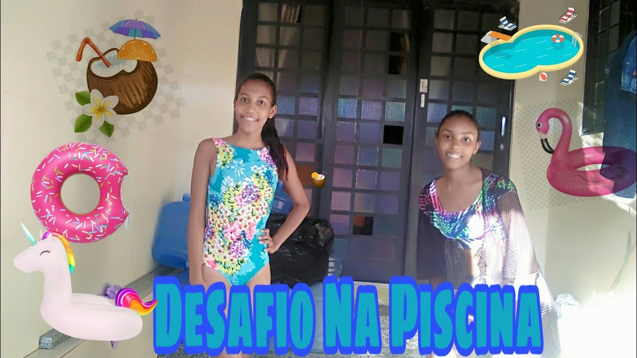 Desafio Da Piscina Amigas Em Ação Youtube