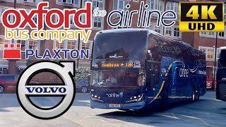 [Oxford Bus Company The Airline: London Heathrow Airport via Terminal5] Plaxton Elite I​ VolvoB11RT​