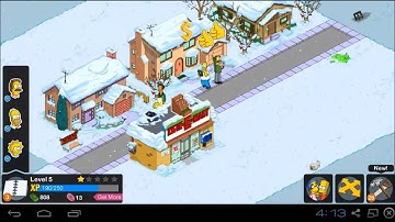 The Simpsons Tapped Out Level #5 Gameplay