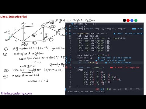 Video: Python siv Dijkstra's algorithm li cas?