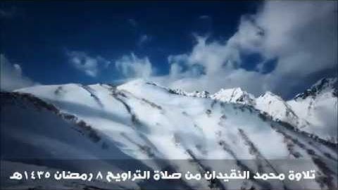 تلاوة محمد النقيدان من صلاة التراويح ...