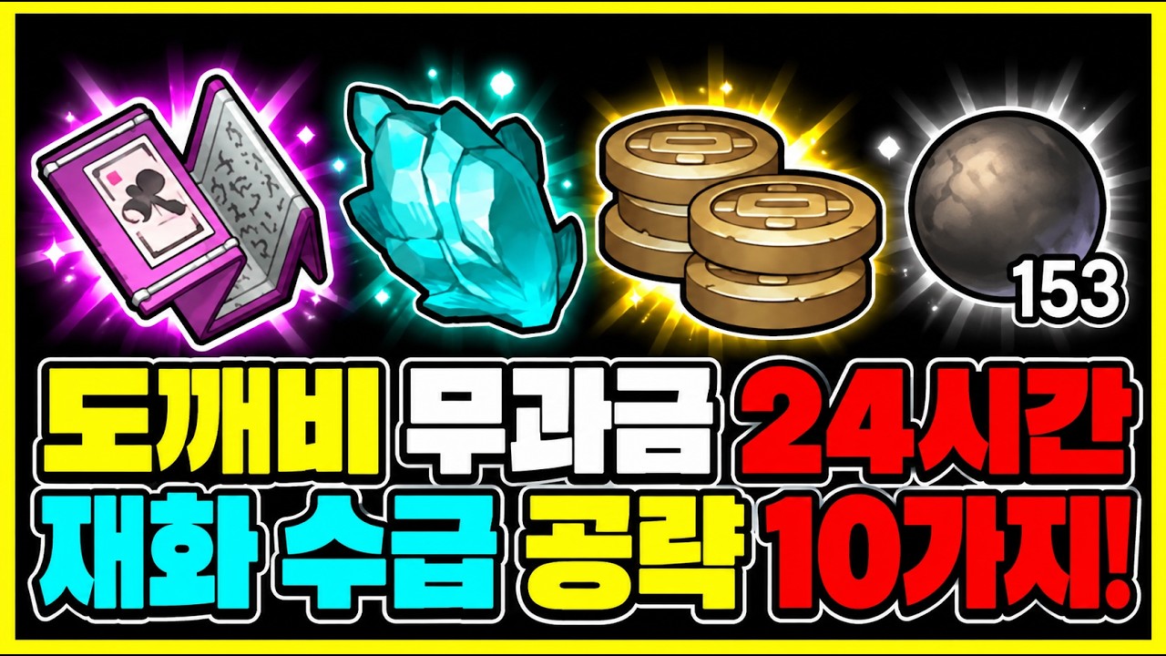 도깨비 무과금 엽전, 재화 공략 10가지 - 도모의 루틴