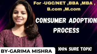 The consumer adoption process of new product || Consumer adoption process || BBA, MBA, B.com, M.com