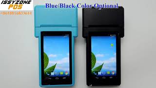 Touch Screen Android 5.1 PDA with 1D/CCD Barcode Scanner 58mm Thermal Printer IPDA017