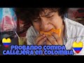 MEXICANO 🇲🇽 prueba por primera vez COMIDA CALLEJERA en Colombia 🇨🇴