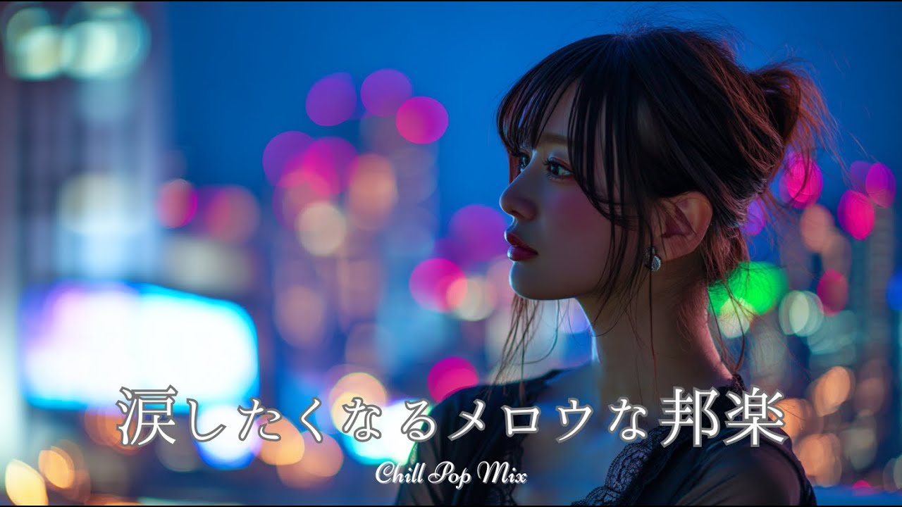 【邦楽 playlist】夜に聴きたい♪涙したくなるメロウなチルポップ｜女性ボーカル｜チルタイム／リラックス／ストレス解消／作業用BGM