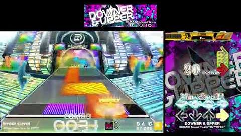 【DRS vs DDR】 DOWNER & UPPER の譜面を比較してみた
