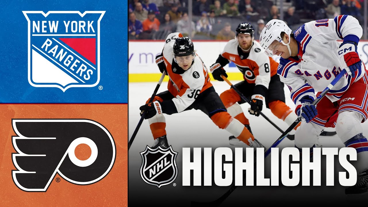 Rangers vs. Flyers | NHL Highlights | January 17, 2026