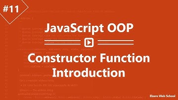 Learn JavaScript OOP in Arabic #11 - Constructor Function Introduction