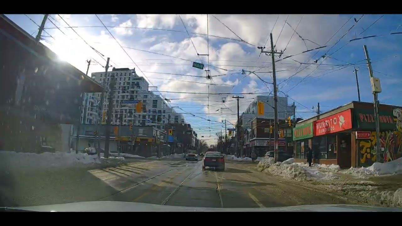 When Toronto Falls Asleep 🌙 | A Peaceful Cartoon Night Drive