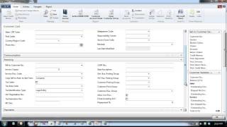 Microsoft Dynamics NAV - Setting Up Customers
