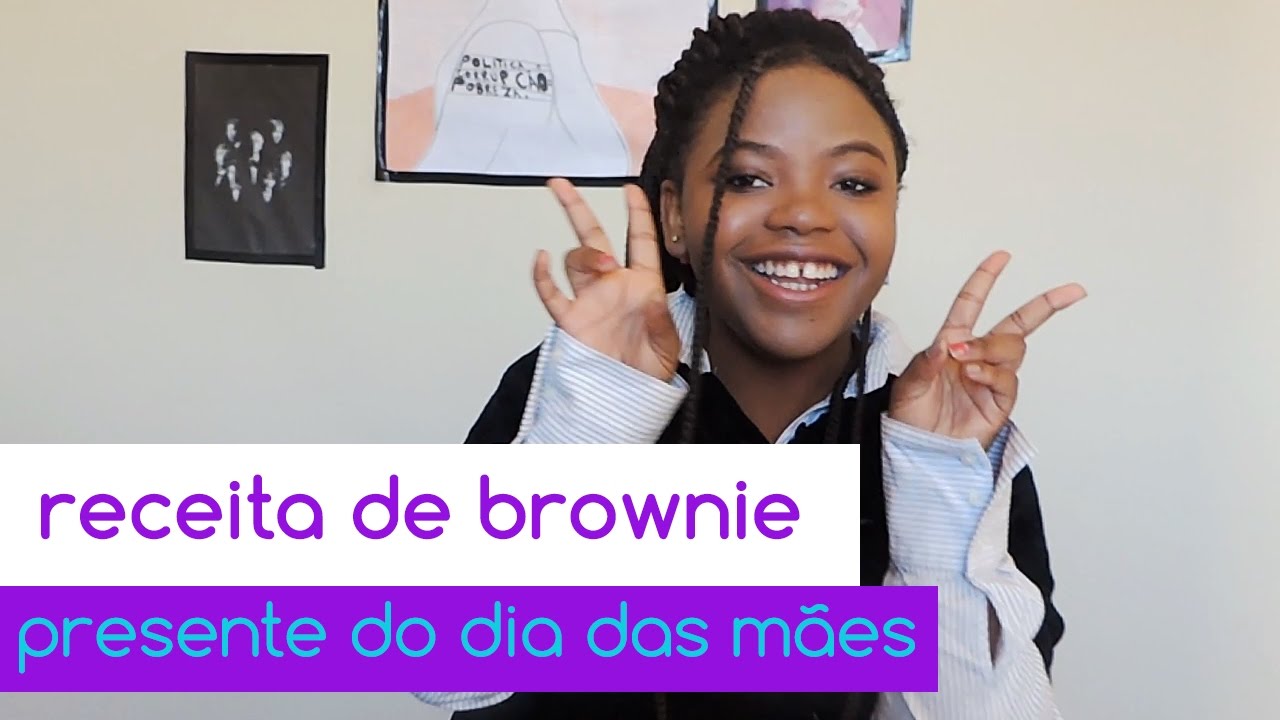 RECEITA DE BROWNIE PRESENTE DO DIA DAS MÃES