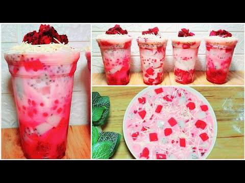 Resep Es Teler Buah Naga