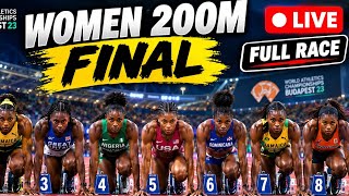 Women 200M Final Race At Ultimate World Athletics Championship Budapest 