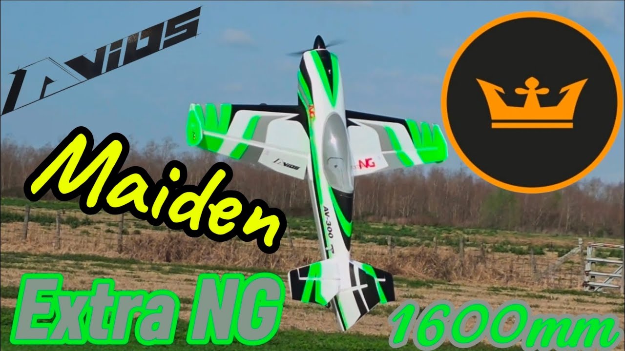 Avios Extra NG 1600mm Maiden Flight at NOMAC Field - YouTube