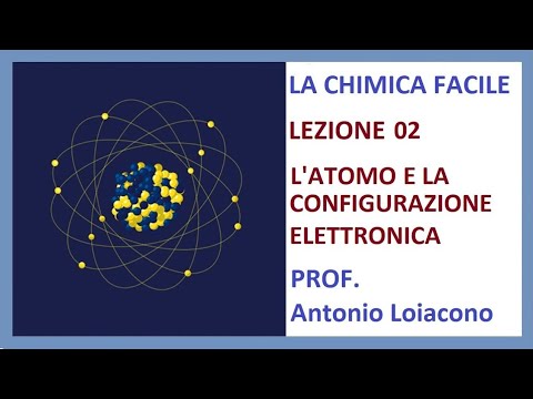 LA CHIMICA FACILE - Lezione 02 - L&rsquo;atomo e la configurazione elettronica
