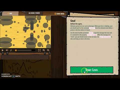 codecombat: sarven desert - alchemic power solution
