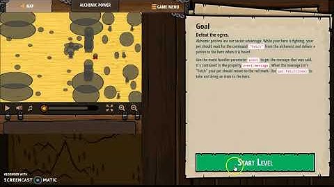 codecombat: sarven desert - alchemic power solution