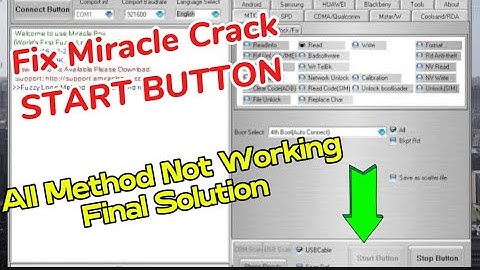 Miracle thunder 2.82 START BUTTON  Not Working || Error fix💯%Working✅