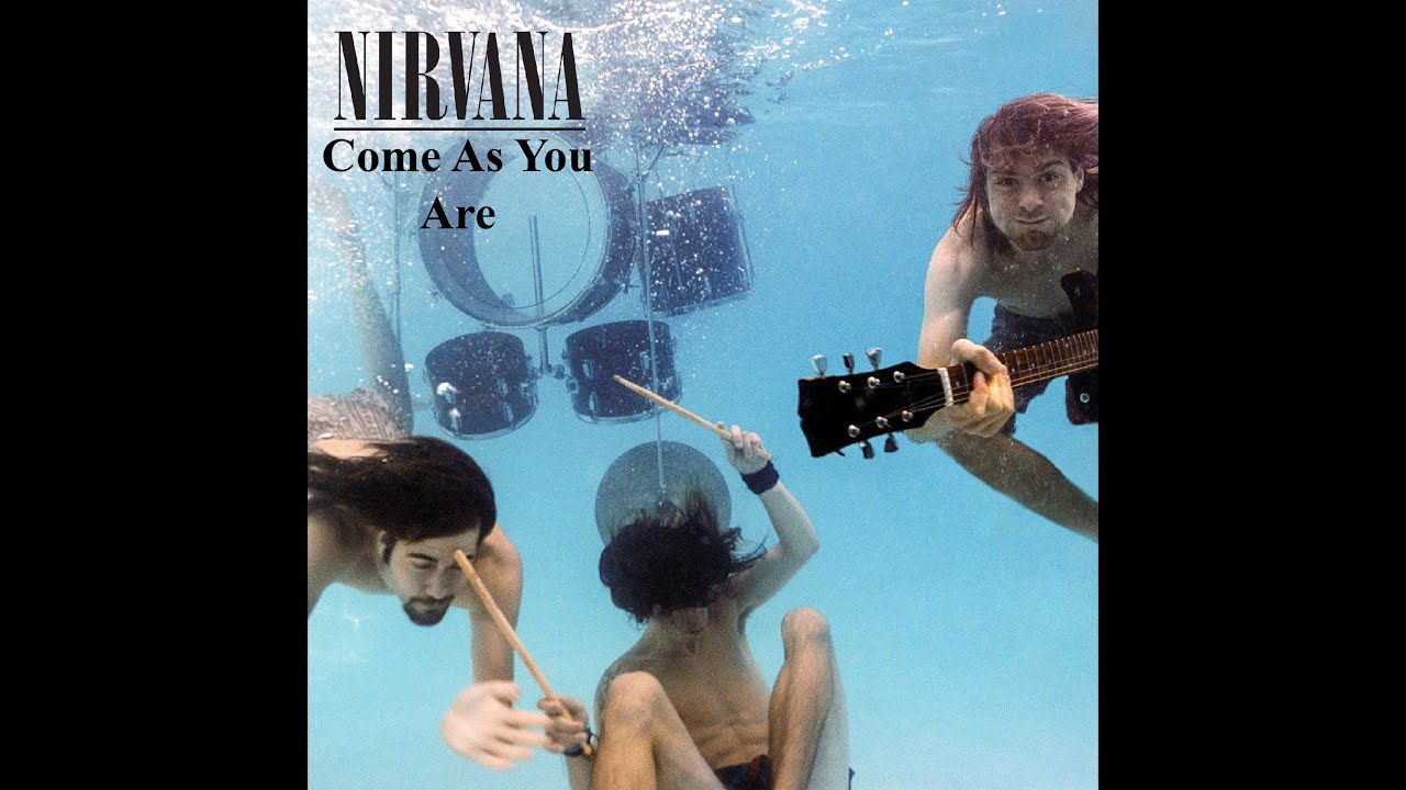 Nirvana Come As You Are guitar backing track with Vocals