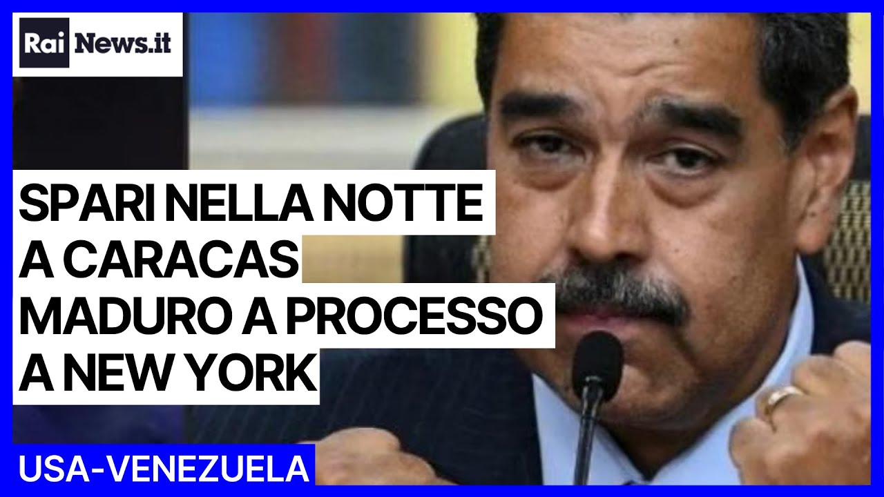 Spari nella notte a Caracas. Maduro a processo a New York