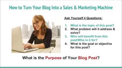 How to Turn Your Blog Into a Sales & Marketing Machine