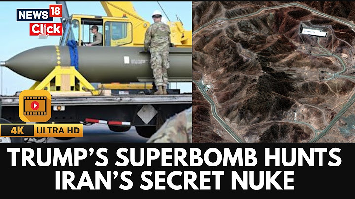 Israel Iran War | Trump’s Superbomb Hunts Iran’s Secret Nuke | Donald Trump | 4K Video | N18G