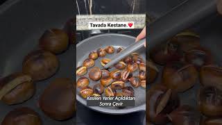 Tavada Pratik Kestane Kebabı.❤️ #kestane #tarif #pratiktarifler #shortsvideo #keşfet