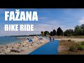 Bike ride on Fažana/Valbandon beach Croatia, July 2022  (Part l)