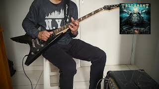 Testament  Cold Embrace guitar Solo Cover