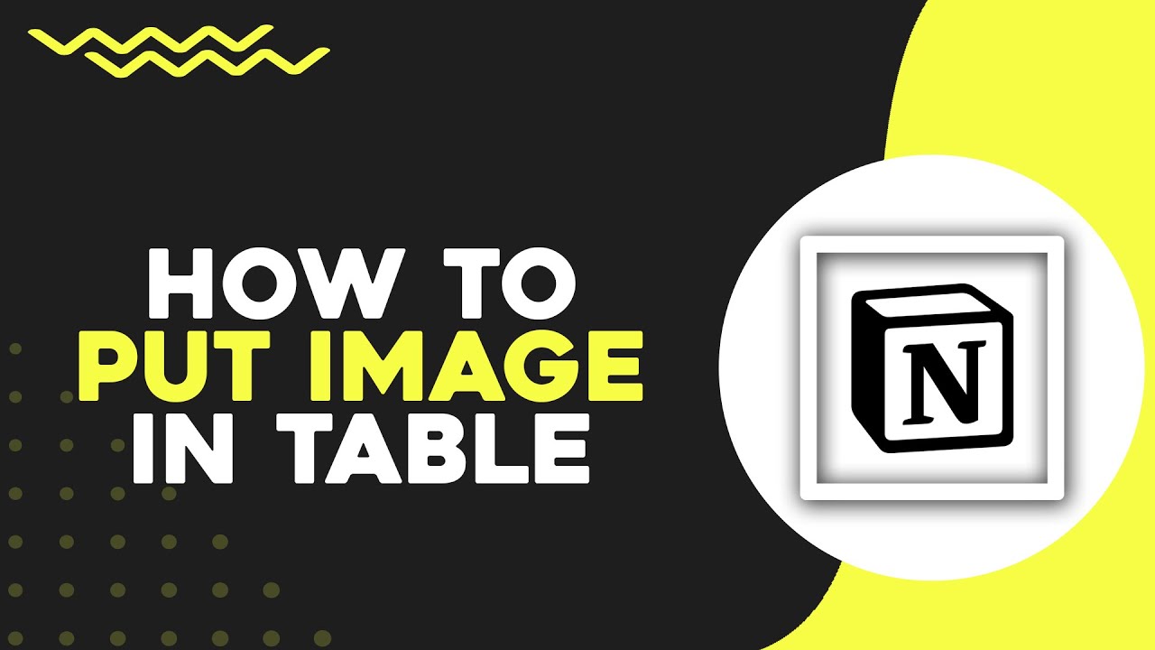 Как поместить изображение в таблицу в Notion (самый простой способ)
