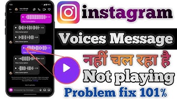 instagram voice message not playing problem 2025 | how to fix instagram voice message not working