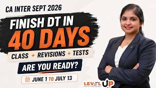 Finish DT in 40 days | Starting on June 1 | Are you ready?