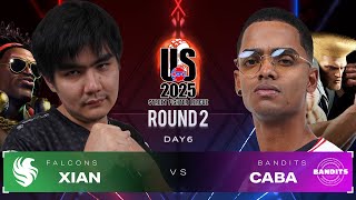 Xian (Dee Jay) vs. Caba (Guile) - Falcons vs. Bandits - Street Fighter League US 2025 Day 6