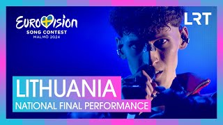 Silvester Belt - Luktelk | Lithuania 🇱🇹 | National Final Performance | Eurovision 2024 Resimi