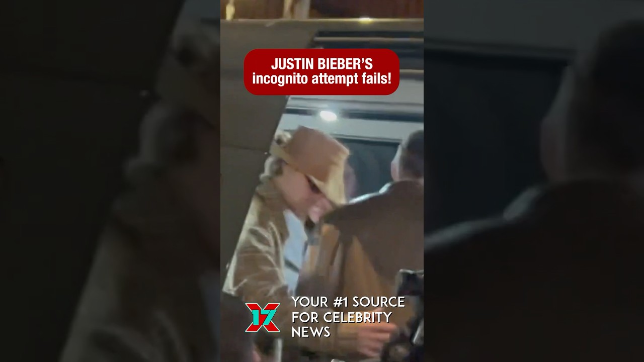 Justin Bieber's Disguise Fails During Night Out with Kylie and Kendall Jenner