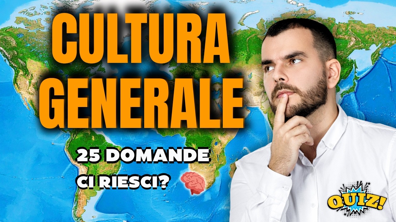 🧠 Pochi Superano Questo Quiz di Cultura Generale – Ci Riuscirai Tu? 🔥