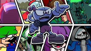 Knockout But Every turn a different character sings 🎤 (FNF Knockout But everyone sings it)