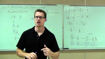 Prealgebra Lecture 4.7 Part 1