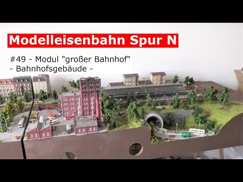 Model Railway N Gauge - #49 - Station Building (Tutorial)(DIY)