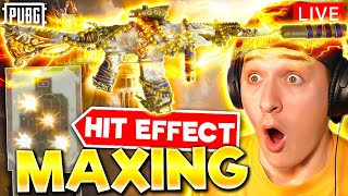 NEW INSANE M4 HIT EFFECT GUN LAB! MAXING LIVE PUBG MOBILE