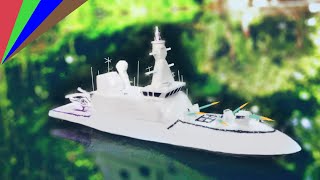 how to make battleship navy warship