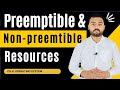 Preemptible and nonpreemptible resources Operating system Urdu/Hindi