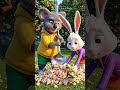 🍿 Giant Popcorn Volcano Exploded! | Cute Pixar-Style Cartoon 🐨🐰 #shorts