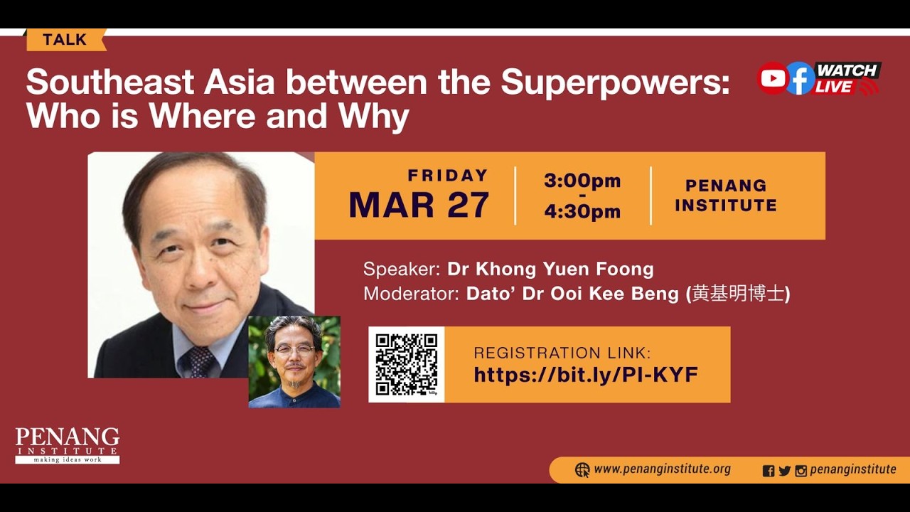 [Talk] Southeast Asia between the Superpowers: Who is Where and Why