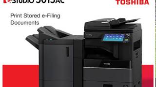 e-STUDIO5015AC Series Print Stored e-Filing Documents